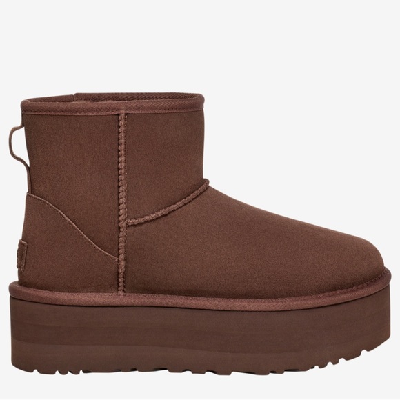 Platform Chocolate Brown Uggs (Ugg Boots) - Picture 1 of 6